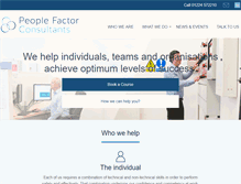 Tablet Screenshot of peoplefactor.co.uk